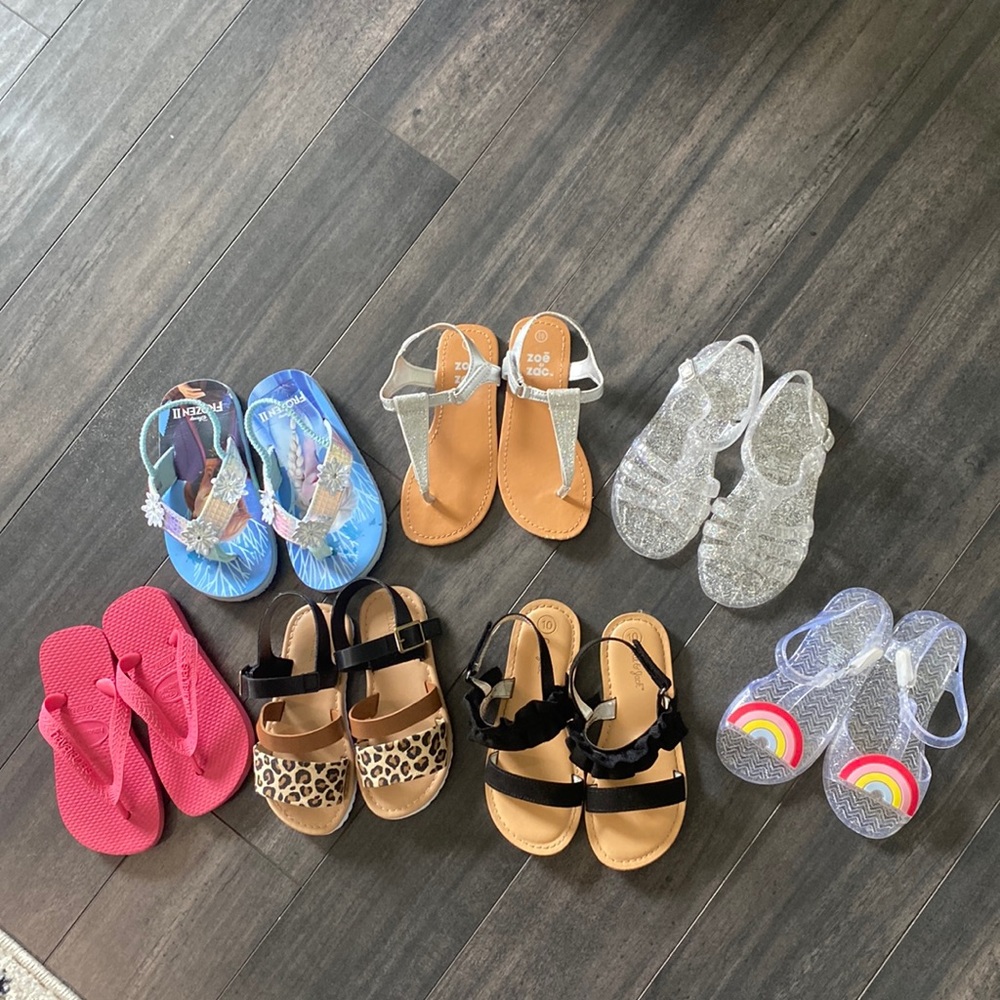 Lot of Girl summer shoes